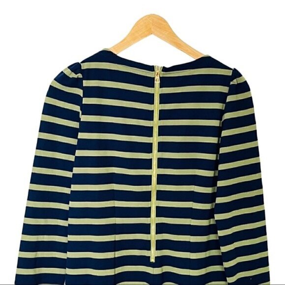 Sail To Sable Striped Flounce Dress Mini Size 8 - Picture 4 of 6